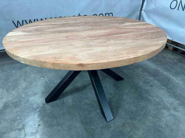Eettafel - rond - afbeelding 1 van  4