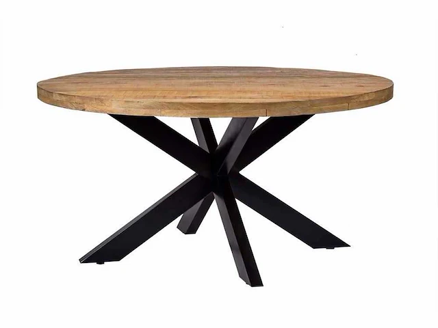 Eettafel - strong - mango - 150 rond - afbeelding 1 van  1