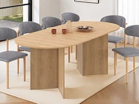 Eettafel - uitschuifbaar blad 160-200cm