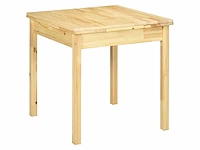 Eettafel -opklapbaar -uitschuifbaar -natuur - afbeelding 8 van  12
