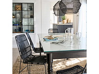 Eettafel 6/8 couvert met marmeren print - afbeelding 2 van  9