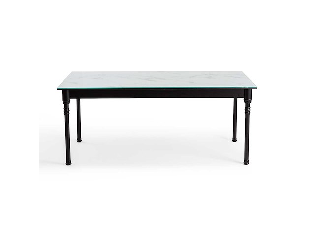 Eettafel 6/8 couvert met marmeren print - afbeelding 4 van  9