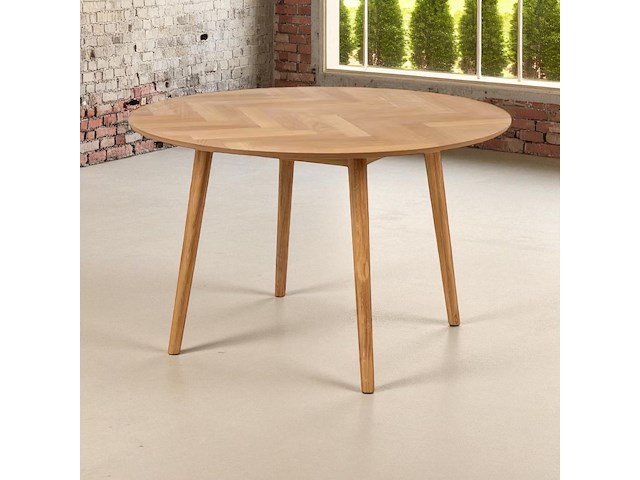 Eettafel diameter 120 hoogte 75cm - afbeelding 1 van  4