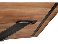 Eettafel gemaakt van massief acaciahout - afbeelding 4 van  9