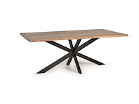 Eettafel gemaakt van massief acaciahout - afbeelding 7 van  9