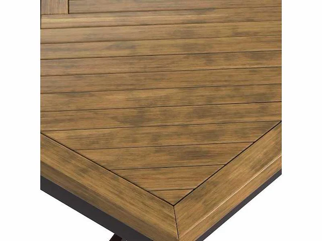 Eettafel met verlengstukken - gewaxt grenen 10 pers - afbeelding 3 van  9