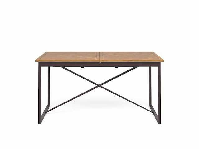 Eettafel met verlengstukken - gewaxt grenen 10 pers - afbeelding 4 van  9