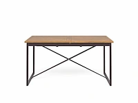 Eettafel met verlengstukken - gewaxt grenen 10 pers - afbeelding 4 van  9
