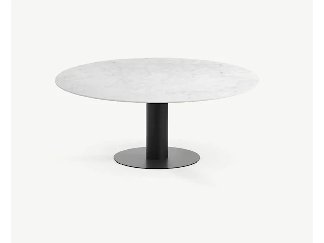 Eettafel tiele - carrara bianco - dia 160cm - afbeelding 1 van  5