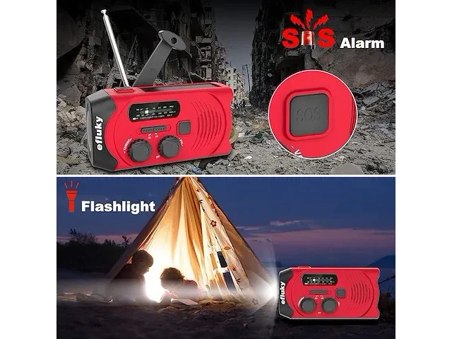 Efluky solar radio am/fm - afbeelding 6 van  7