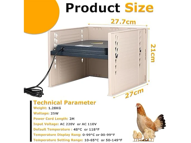 Efuturetime heating plate - afbeelding 4 van  5