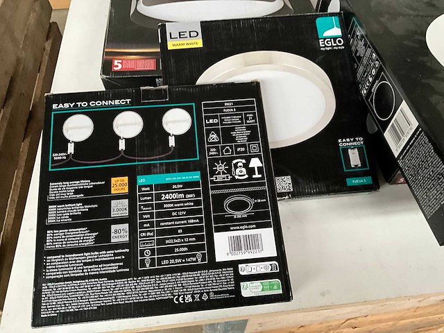 Eglo mix kavel plafondlampen (15x) - afbeelding 9 van  11