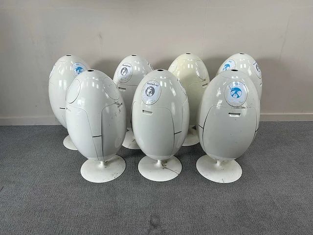 "ei"-vormige afvalbakken - waste containers & bins (7x) - afbeelding 2 van  5