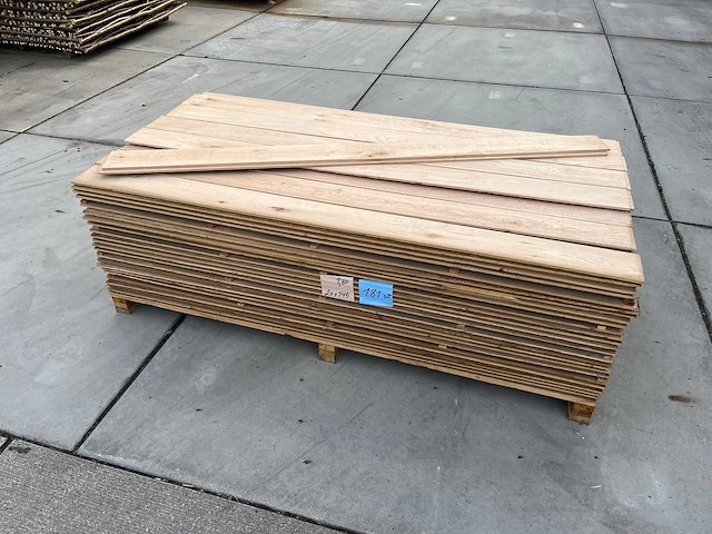 Eik - eiken planchetten tand en groef planken (181x) - afbeelding 1 van  6