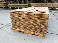 Eik - eiken planchetten tand en groef planken (181x) - afbeelding 2 van  6