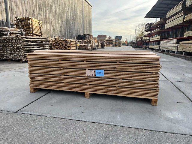 Eik - eiken planchetten tand en groef planken (181x) - afbeelding 6 van  6