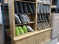 Eik boekenkast wandmeubel rennes 213cm weathered eik - afbeelding 1 van  3