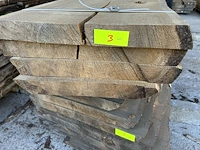 Eik stam europees + rode amerikaanse eik - lengtes +/- 3560mm - afbeelding 2 van  5