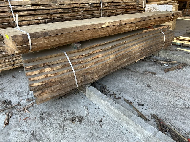 Eik stam europees + rode amerikaanse eik - lengtes +/- 3560mm - afbeelding 5 van  5