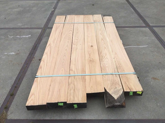 Eiken baddens geschaafd 65x175x2050 ( 6 ) - afbeelding 2 van  6