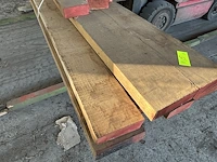Eiken balken - lengtes +/- 2500mm - 3400mm (+/- 10) - afbeelding 3 van  5