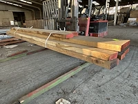 Eiken balken - lengtes +/- 2500mm - 3400mm (+/- 10) - afbeelding 4 van  5