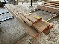 Eiken balken - lengtes +/- 2500mm - 3400mm (+/- 10) - afbeelding 5 van  5