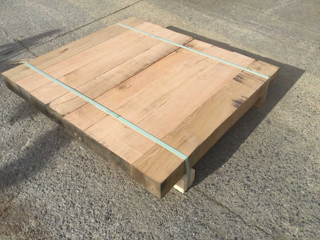 Eiken balken 1000 x 135 x 85 mm (8x) - afbeelding 6 van  7