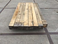 Eiken balken 135x135x2100 ( 8 ) - afbeelding 2 van  6