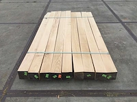 Eiken balken geschaafd 120x120x2050 ( 9 ) - afbeelding 2 van  7