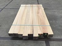 Eiken balken geschaafd 120x120x2050 ( 9 ) - afbeelding 2 van  6