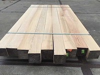 Eiken balken geschaafd 120x120x2050 ( 9 ) - afbeelding 3 van  6