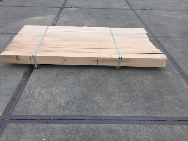 Eiken balken geschaafd 120x120x2100 ( 9 ) - afbeelding 4 van  6