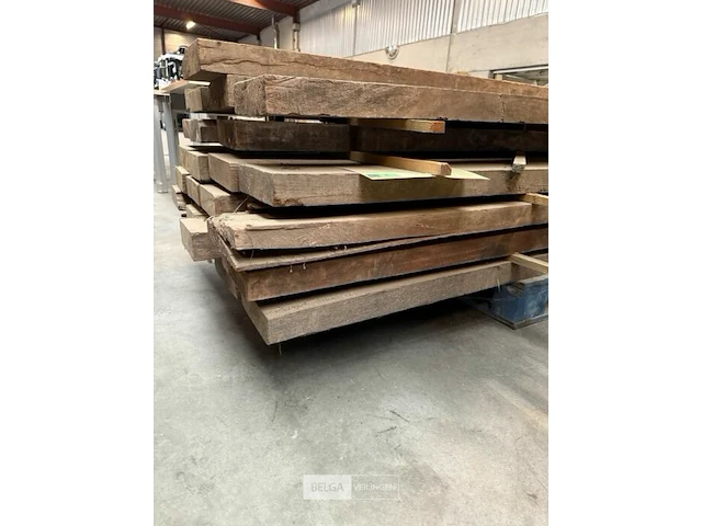 Eiken balken l260 cm (±22 st) - afbeelding 2 van  4