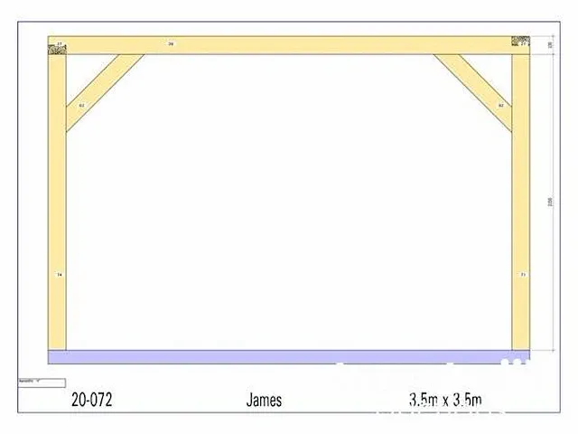 Eiken bijgebouw 3,5x3,5 - afbeelding 18 van  18