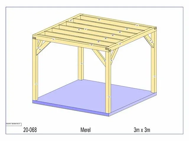 Eiken bijgebouw 3x3 - afbeelding 2 van  19