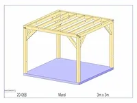 Eiken bijgebouw 3x3 - afbeelding 3 van  19