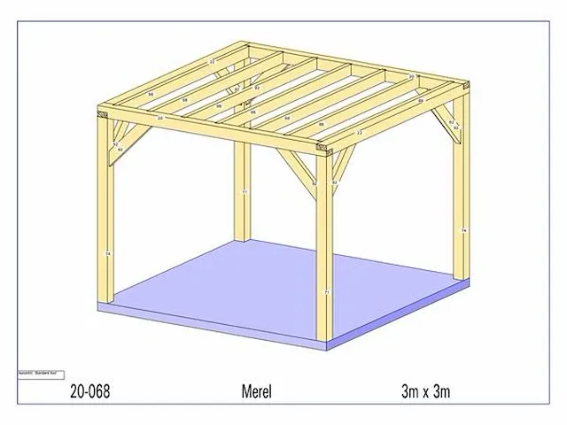 Eiken bijgebouw 3x3 - afbeelding 4 van  19