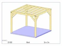 Eiken bijgebouw 3x3 - afbeelding 4 van  19