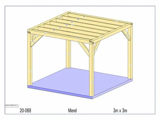 Eiken bijgebouw 3x3 - afbeelding 5 van  19