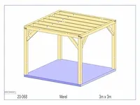 Eiken bijgebouw 3x3 - afbeelding 5 van  19