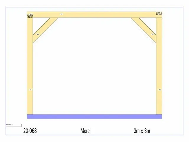 Eiken bijgebouw 3x3 - afbeelding 6 van  19