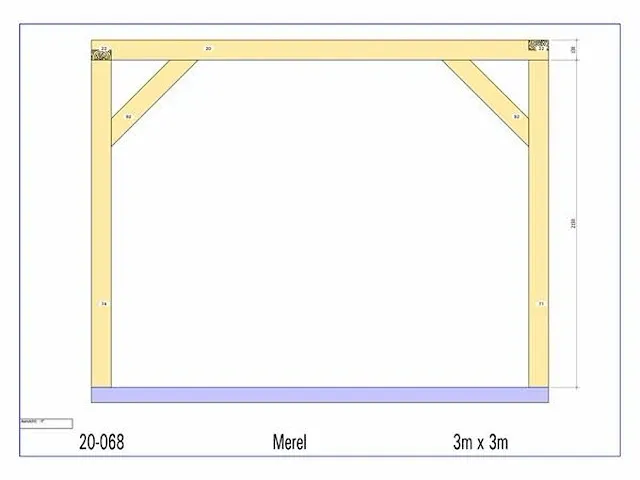 Eiken bijgebouw 3x3 - afbeelding 9 van  19