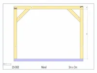 Eiken bijgebouw 3x3 - afbeelding 9 van  19