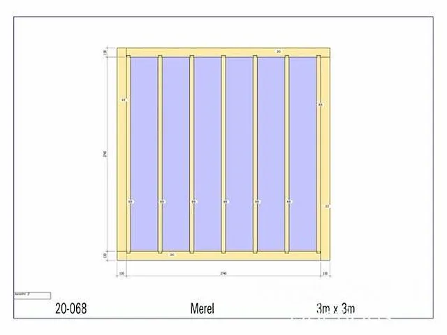 Eiken bijgebouw 3x3 - afbeelding 2 van  19