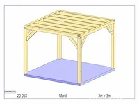 Eiken bijgebouw 3x3 - afbeelding 15 van  19