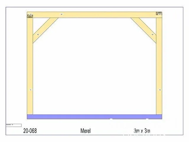 Eiken bijgebouw 3x3 - afbeelding 17 van  19