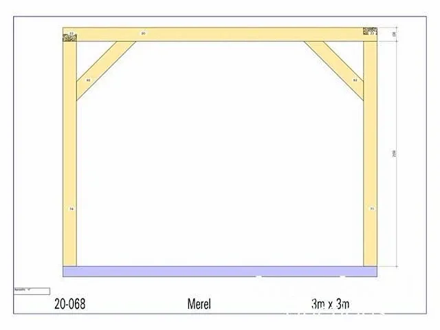 Eiken bijgebouw 3x3 - afbeelding 19 van  19