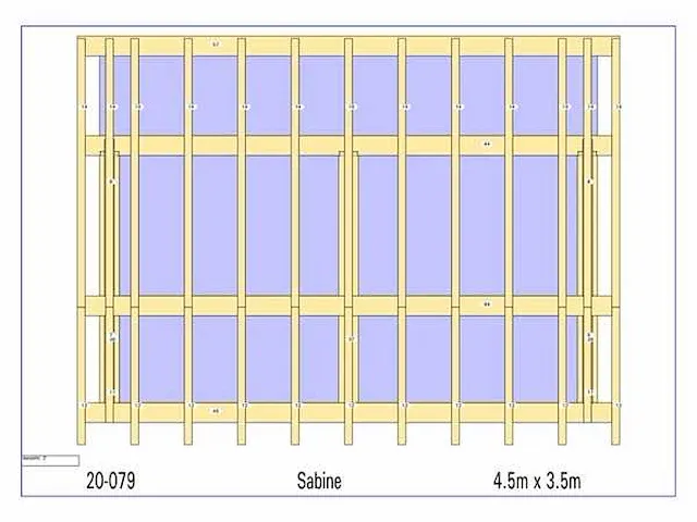 Eiken bijgebouw 4,5x3,5m - afbeelding 2 van  19
