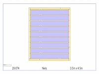 Eiken bijgebouw 4,5x3,5m - afbeelding 2 van  18